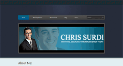 Desktop Screenshot of chrissurdi.com